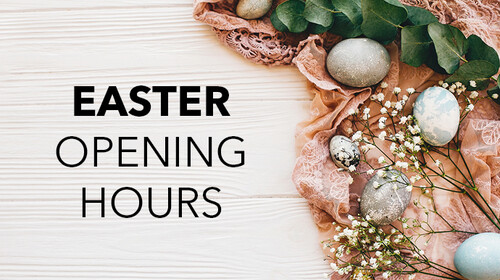 Opening hours Easter 2023