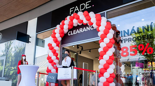 Otevření prodejny FADE Clearance 4.6.2021